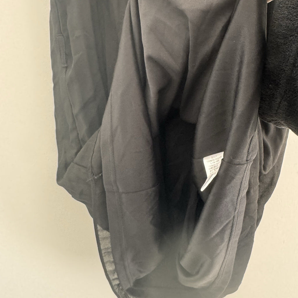 She + Sky Black Pleated Flutter Sleeve Mini Dress Women's Size S V-Neck Lined