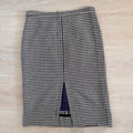 Draper James Houndstooth Pencil Skirt Size 10 Wool Blend Lined Women’s