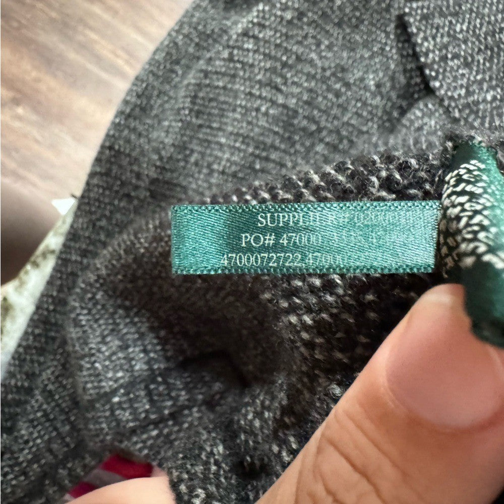 Lauren Ralph Lauren Gray Wool Blend A-Line Skirt - Size Large