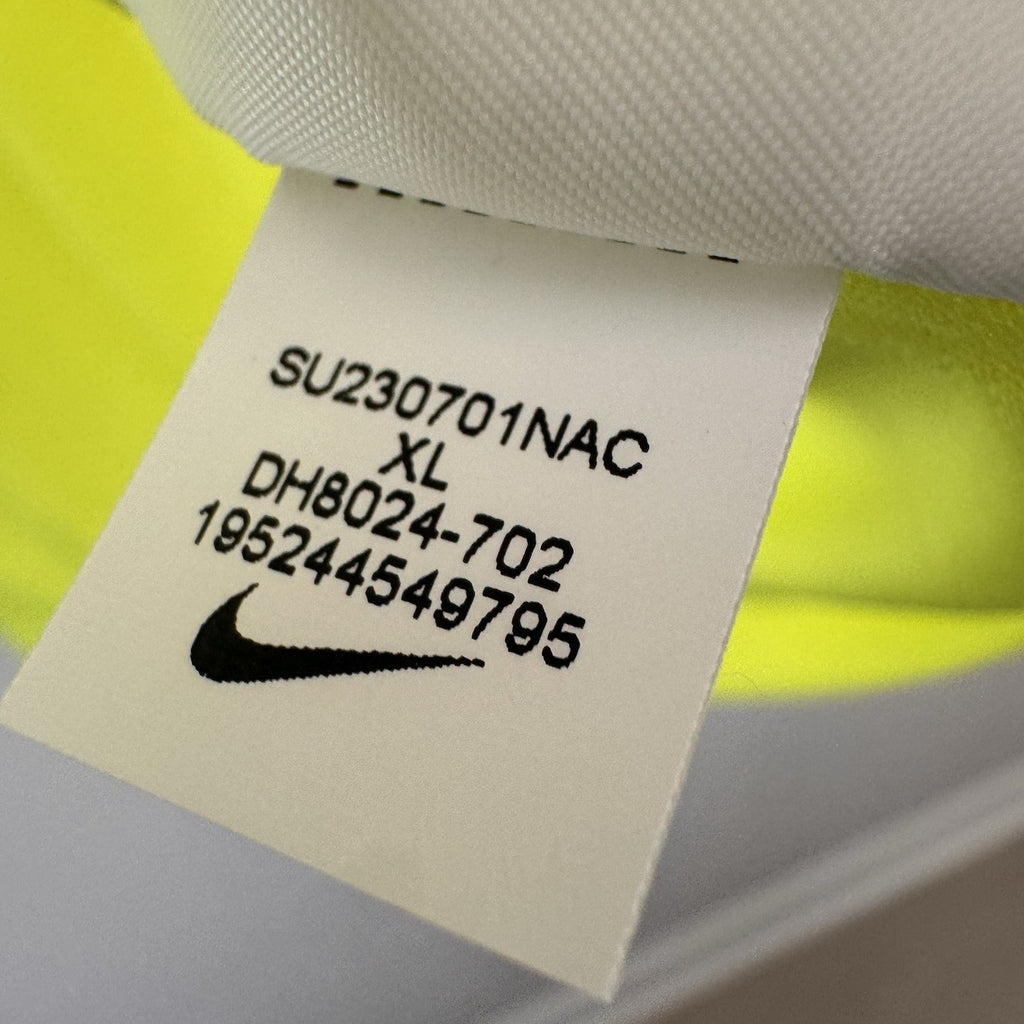 Nike Men’s Dri-Fit Soccer Referee Jersey Neon Volt Yellow DH8024-702 XL NWT