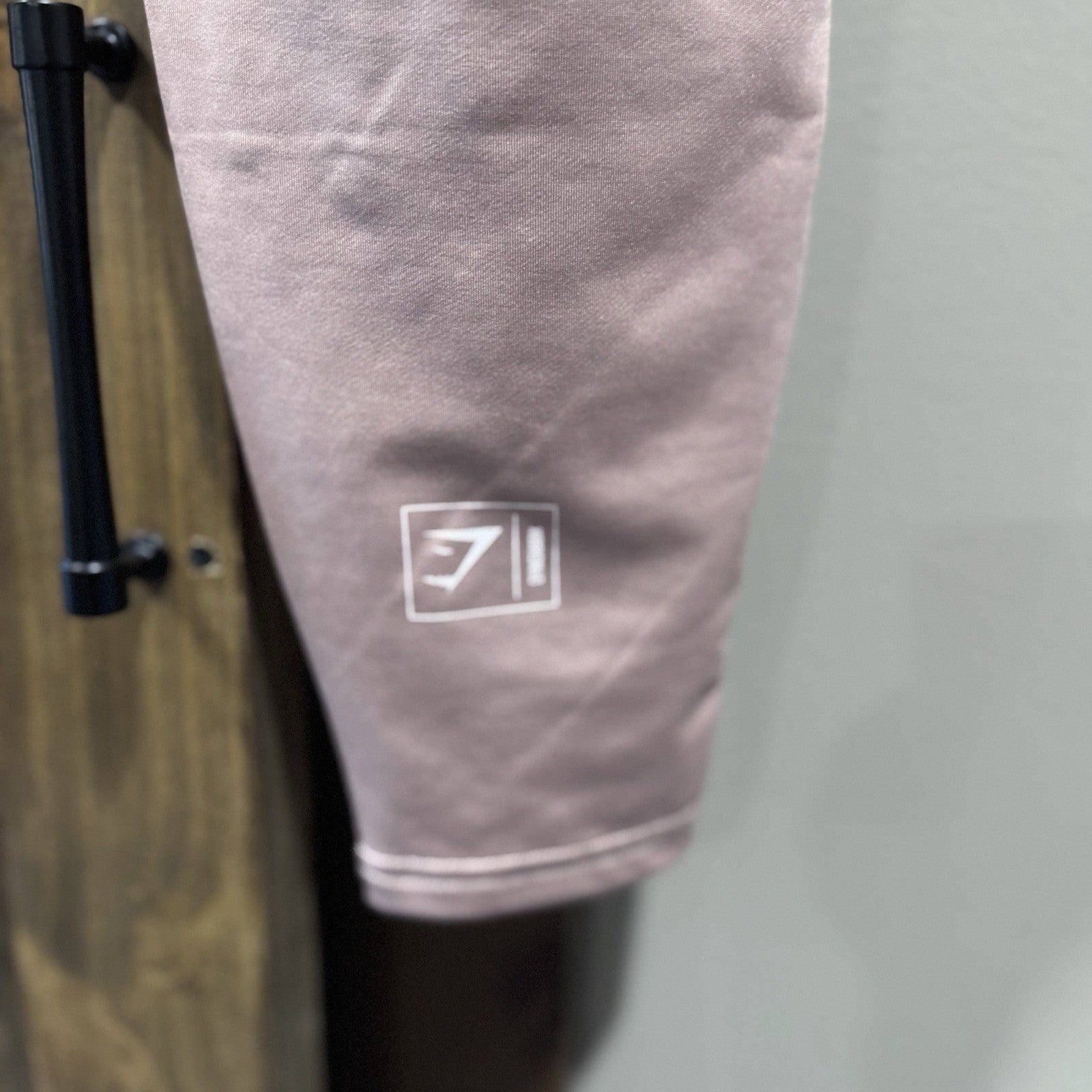 Gymshark Joggers Women’s M Pink Rose Track Pants Logo Waistband Piped Trim SS21