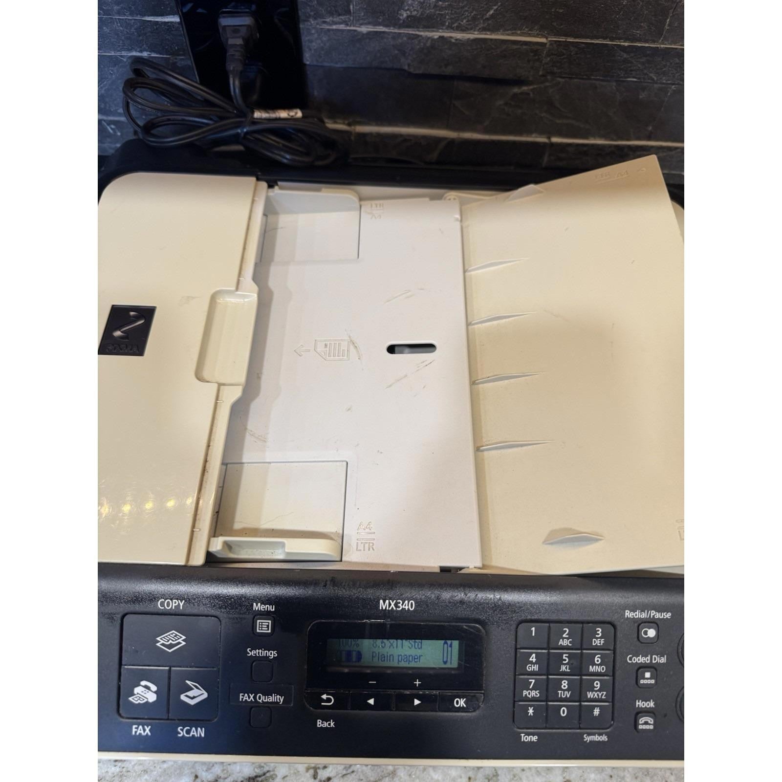Canon PIXMA MX340 All-In-One Wireless Inkjet Color Printer Scanner Copier No Ink