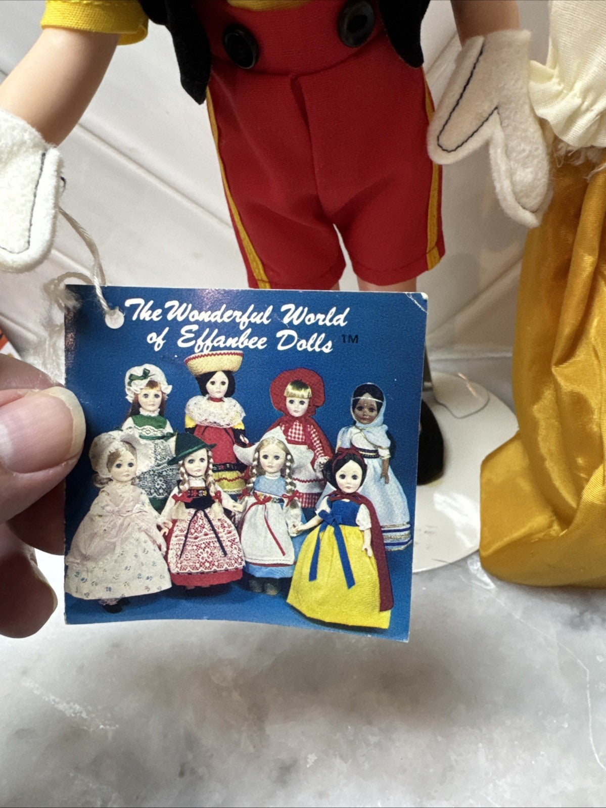 Vintage Effanbee Storybook Dolls Pinocchio Sleeping Beauty Jack Rare Set Of 3