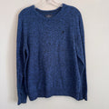 American Eagle Classic Fit Blue Black Marled Wool Blend Crewneck Sweater Men’s M