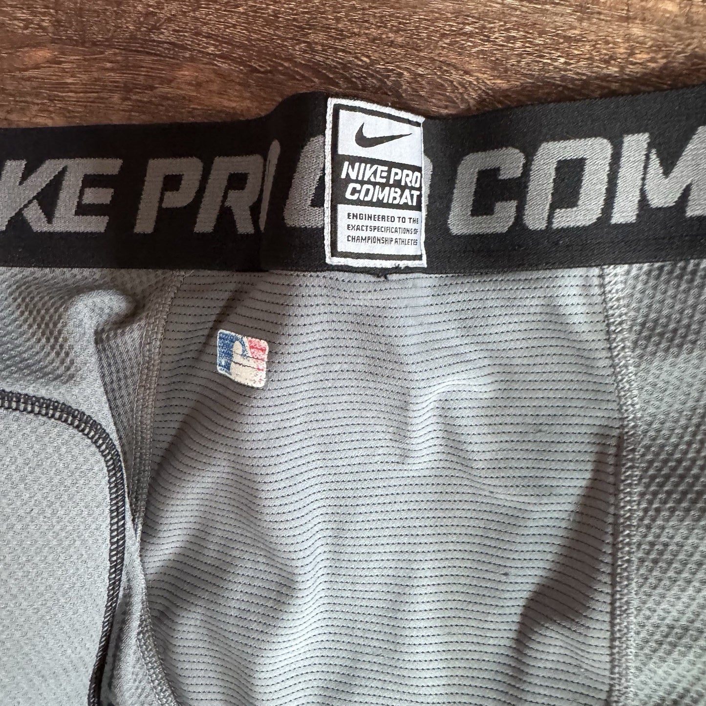 Nike Pro Combat Padded Compression Shorts Gray Black XL 429613-010 Football