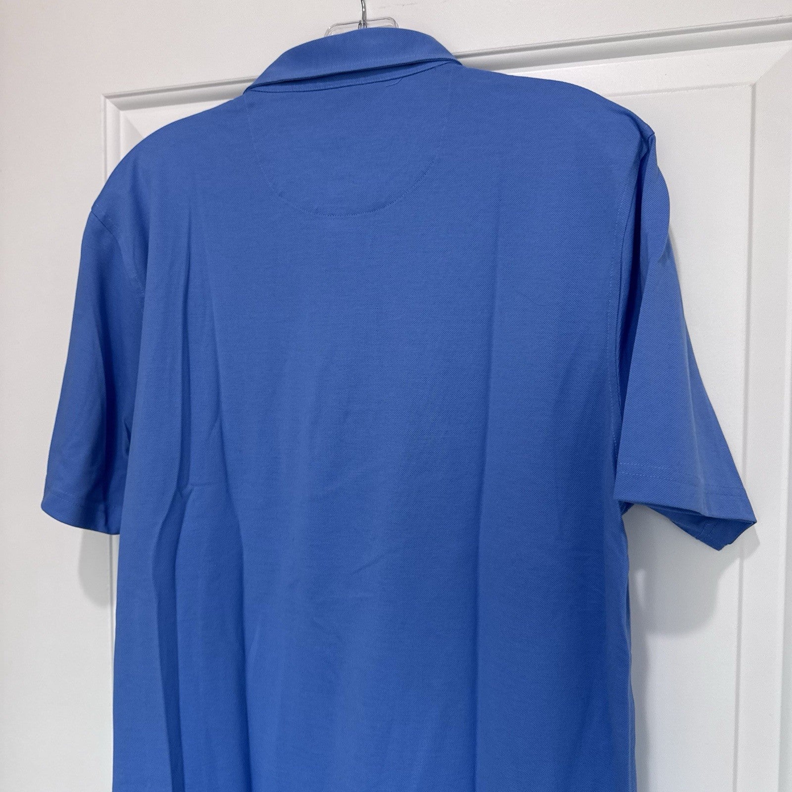 Brooks Brothers Supima Cotton Polo Shirt XL Blue Mens Short Sleeve Classic Fit