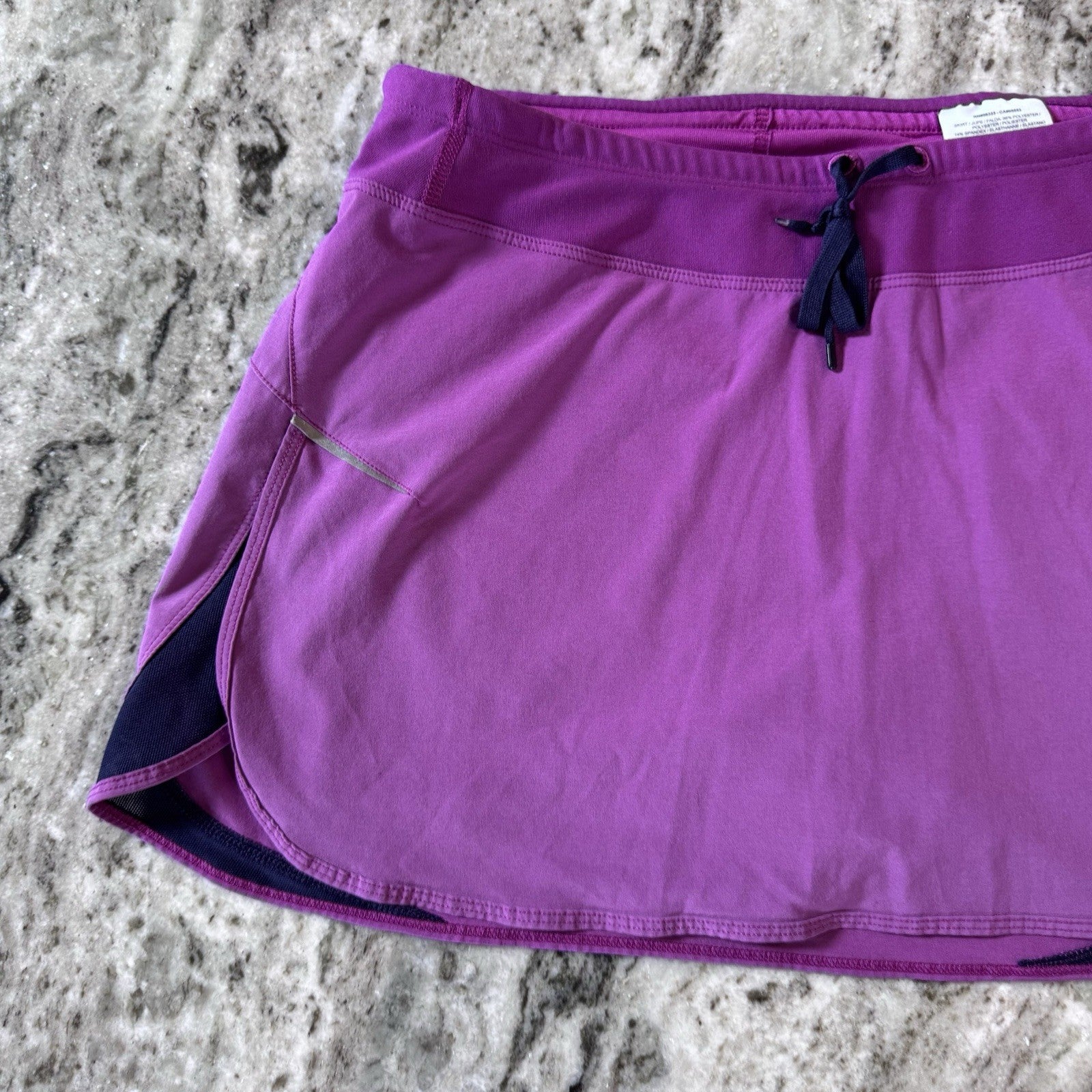 Nike Dri-Fit Skort Women’s Small Purple Plaid Shorts Built-In Tennis Running