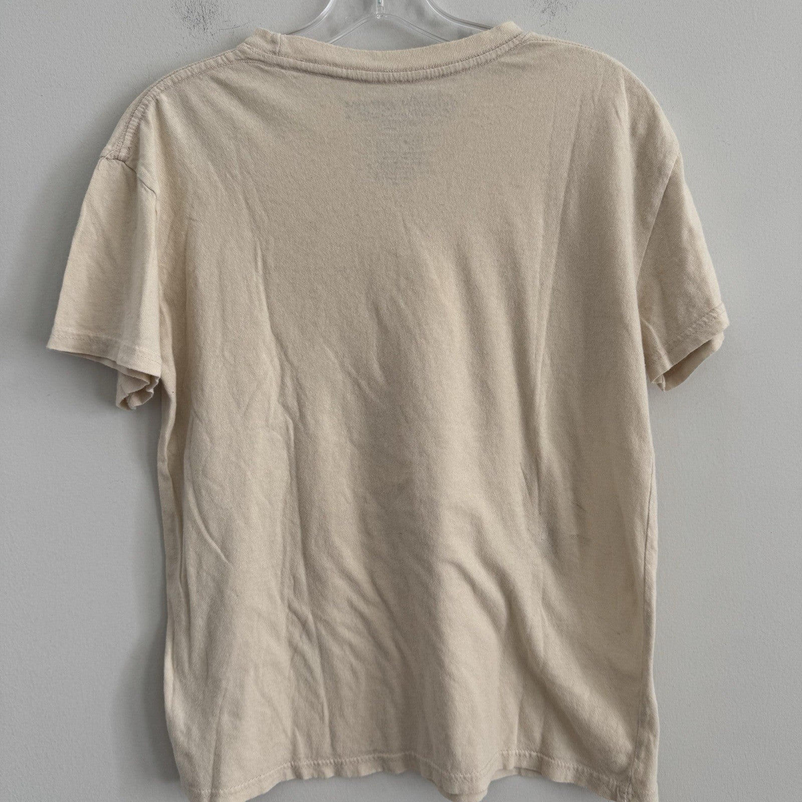 Fraggle Rock T Shirt Size M, Beige, 100% Cotton, Pre-Loved, Good Condition