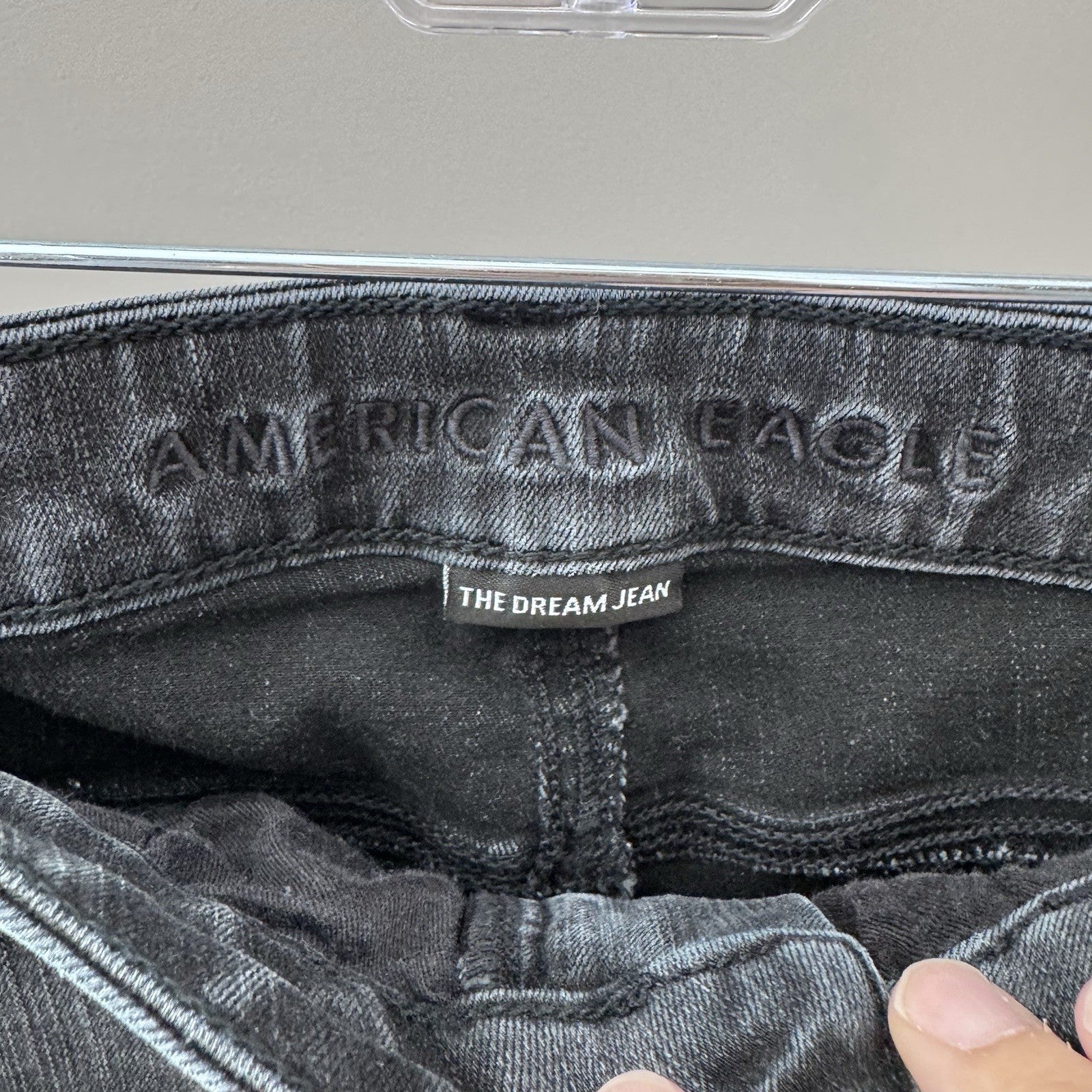 American Eagle The Dream Jean Black Jeggings – Size 8 Short