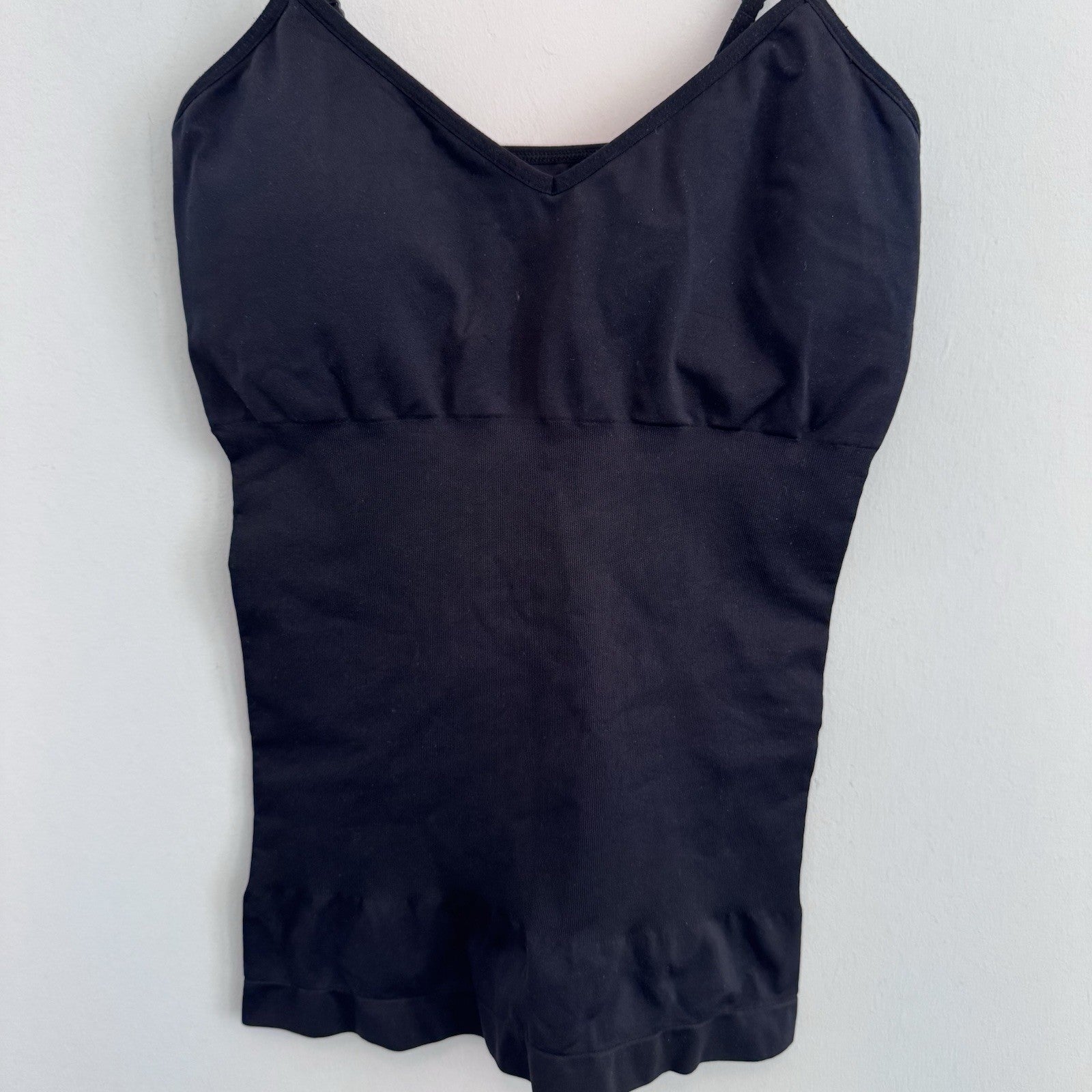Skinnygirl Black Smoother Shaper Shapewear Seamless Tank Top Undershirt Size M