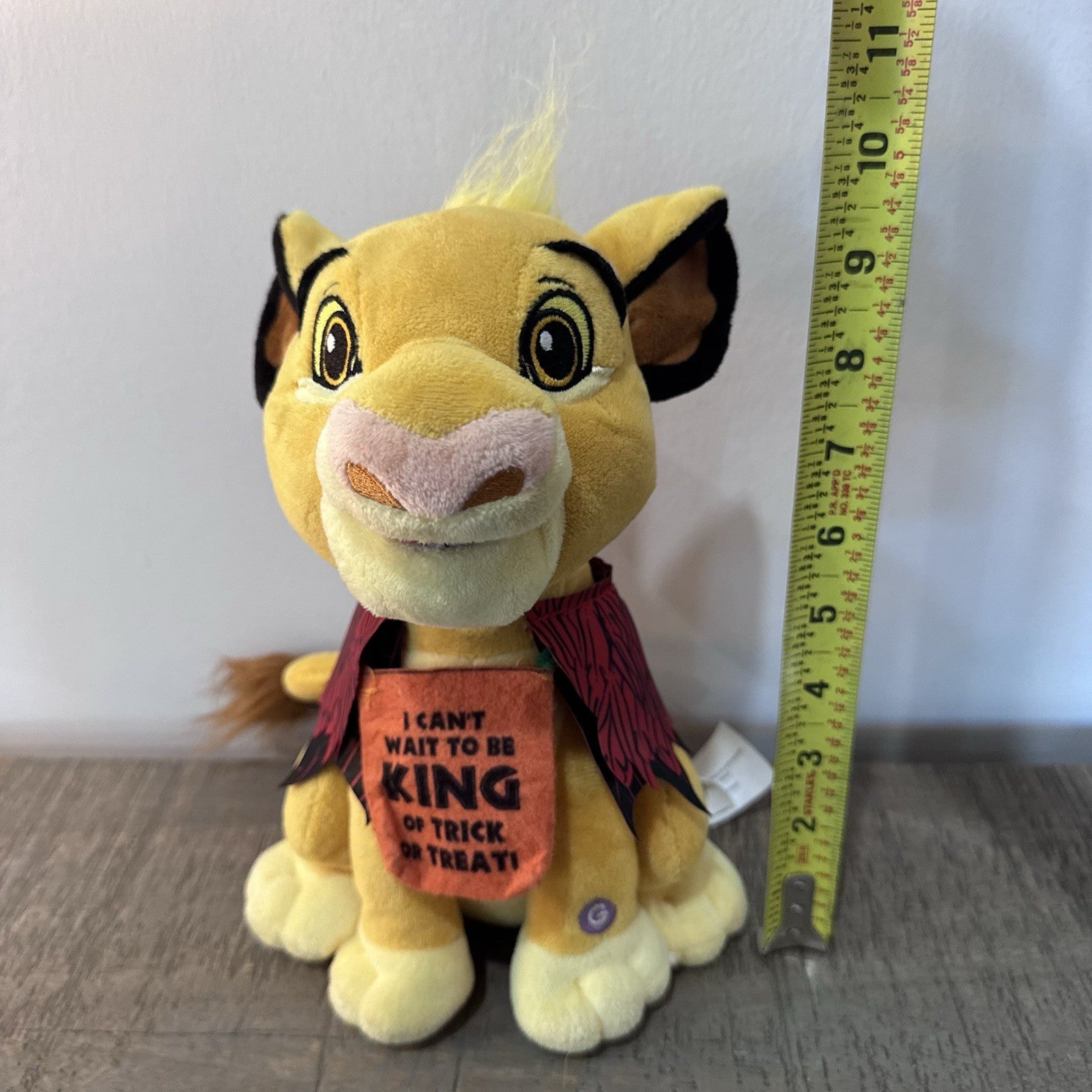 Disney Lion King Simba Animated Talking Plush & Scar Plush Lot of 2 Tested