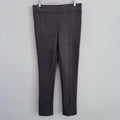 Andrew Marc Faux Suede Leggings Grey High Rise Slim Fit Stretch Pants Women's M