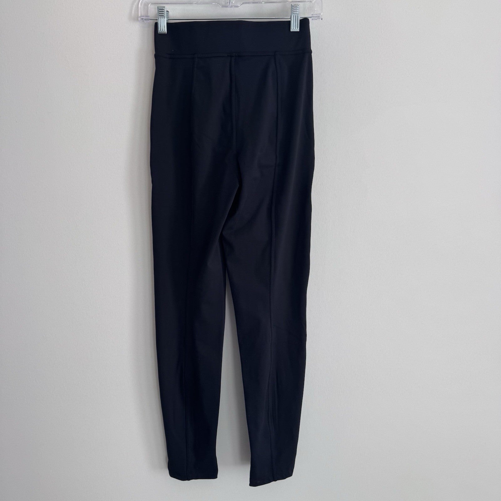 Halara XS High Waisted Pocket Leggings Black Stretch Yoga Pants NWT Women’s