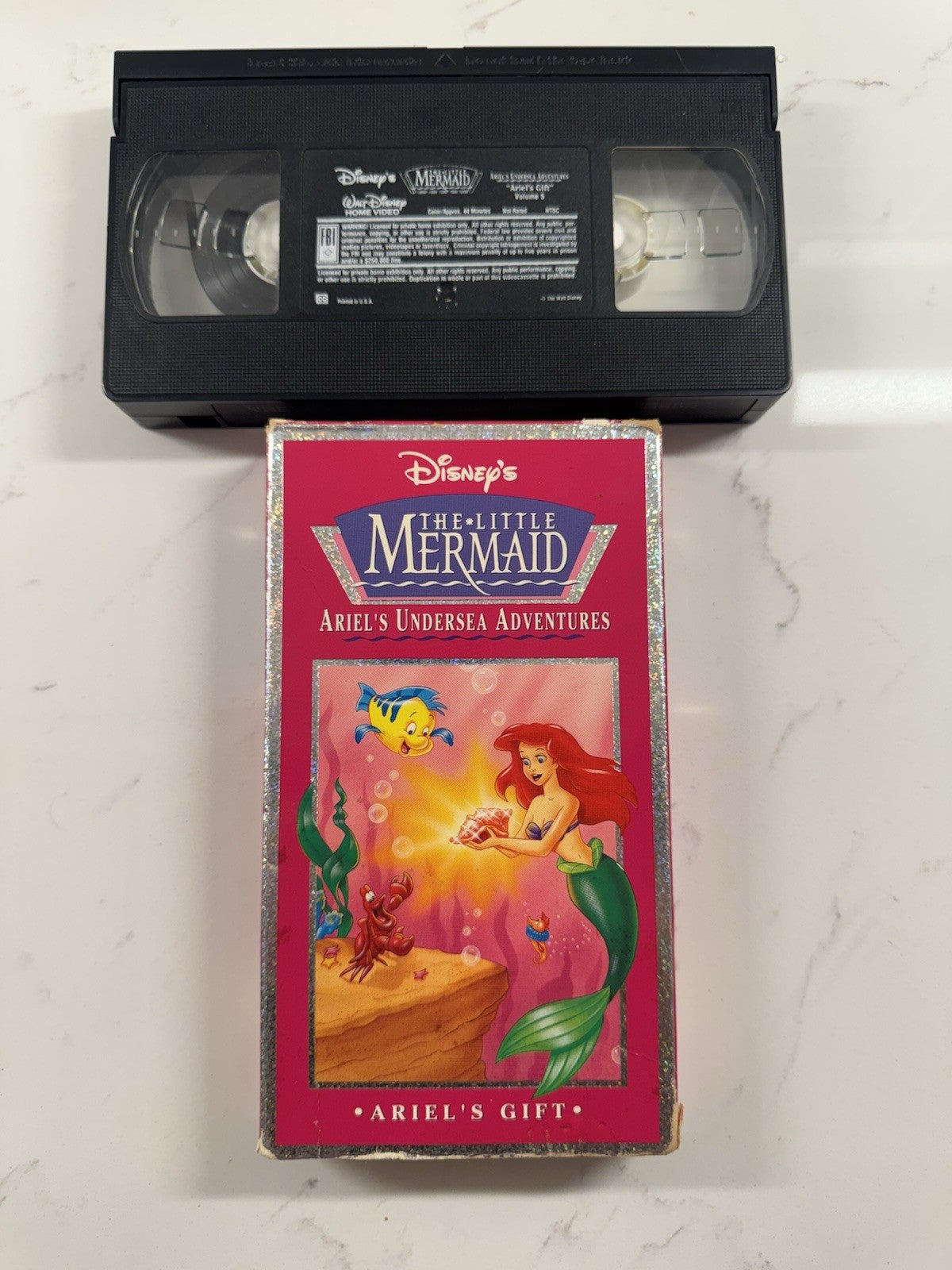 Vintage Disney The Little Mermaid - Ariels Undersea Adventures - Ariels Gift VHS