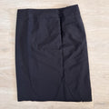 Talbots Women’s Petites 4P Black Wool Blend Pencil Skirt Lined Stretch