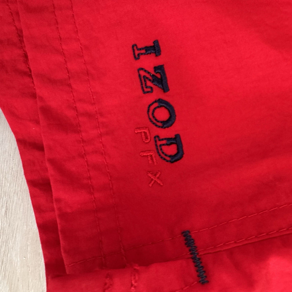 IZOD PerformX Mens XL Red Swim Trunks Shorts Mesh Lined Performance PFX