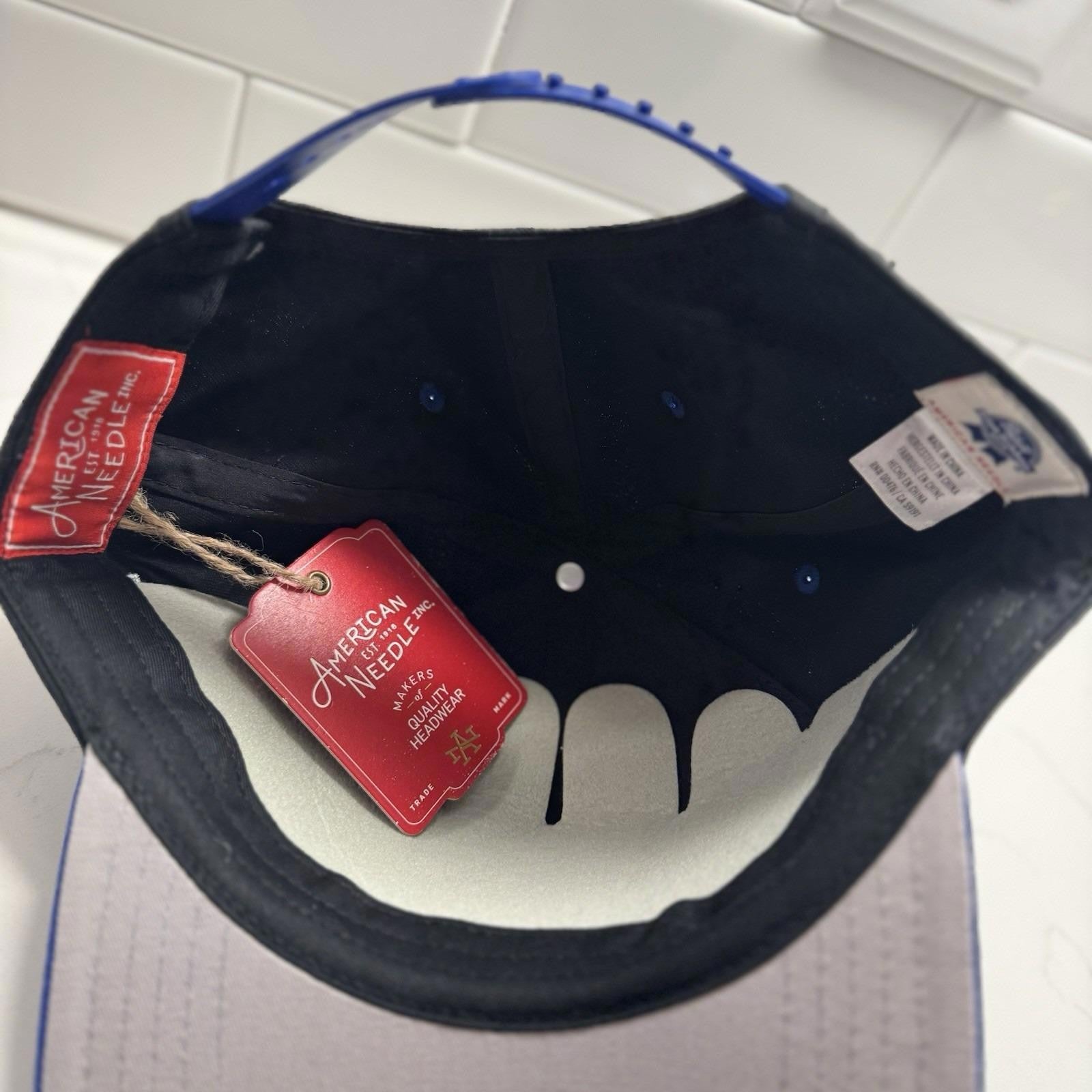 American Needle Pabst Blue Ribbon PBR Structured SnapBack Football NFL NCAA Hat