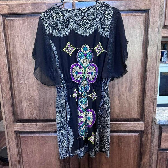 Y2K Body Central Bandana Print Dress | L