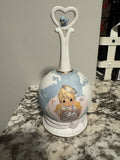 Vintage 1996 "Peace On Earth” Precious Moments Hand Bell