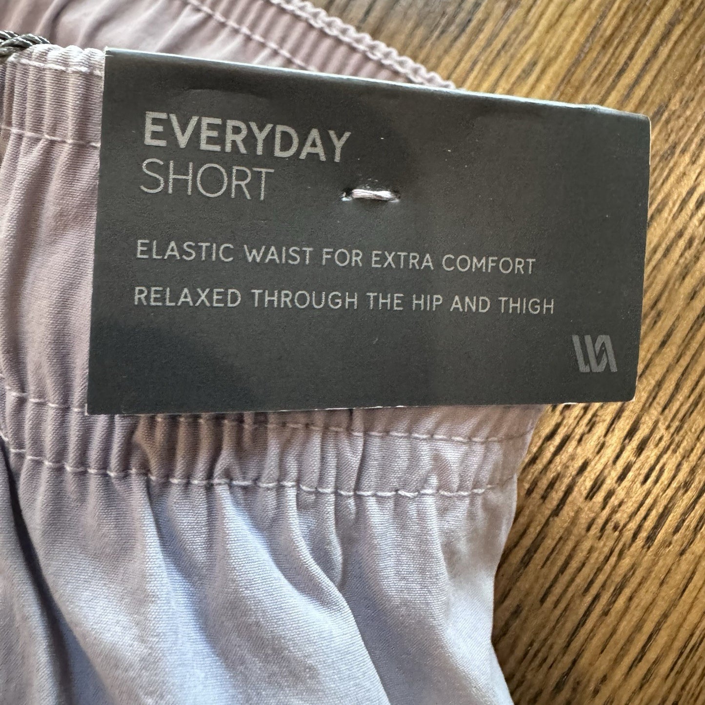 VRST Everyday Shorts Men’s XXL 5” Inseam Purple Stone Elastic Waist NEW
