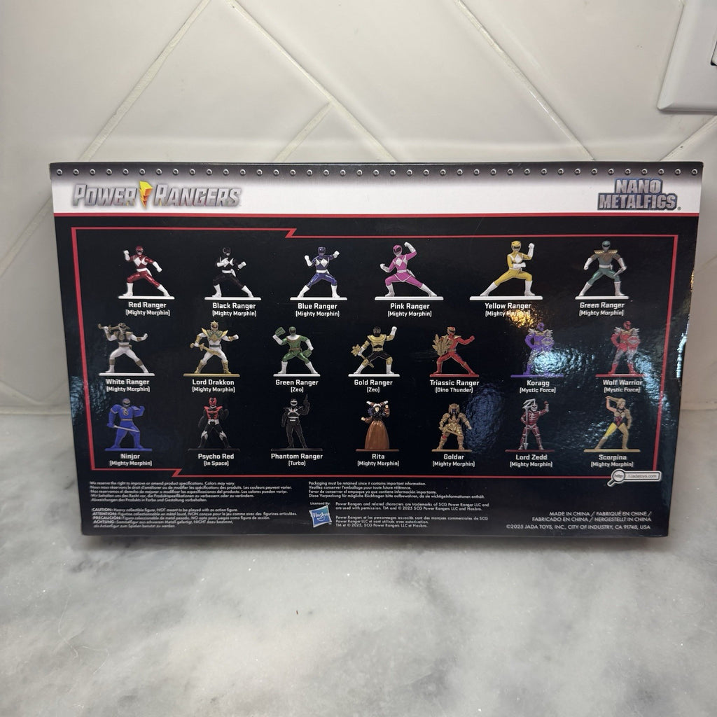 Power Rangers Nano Metalfigs 20 Figure Die-Cast Collector Set Jada Toys NIB