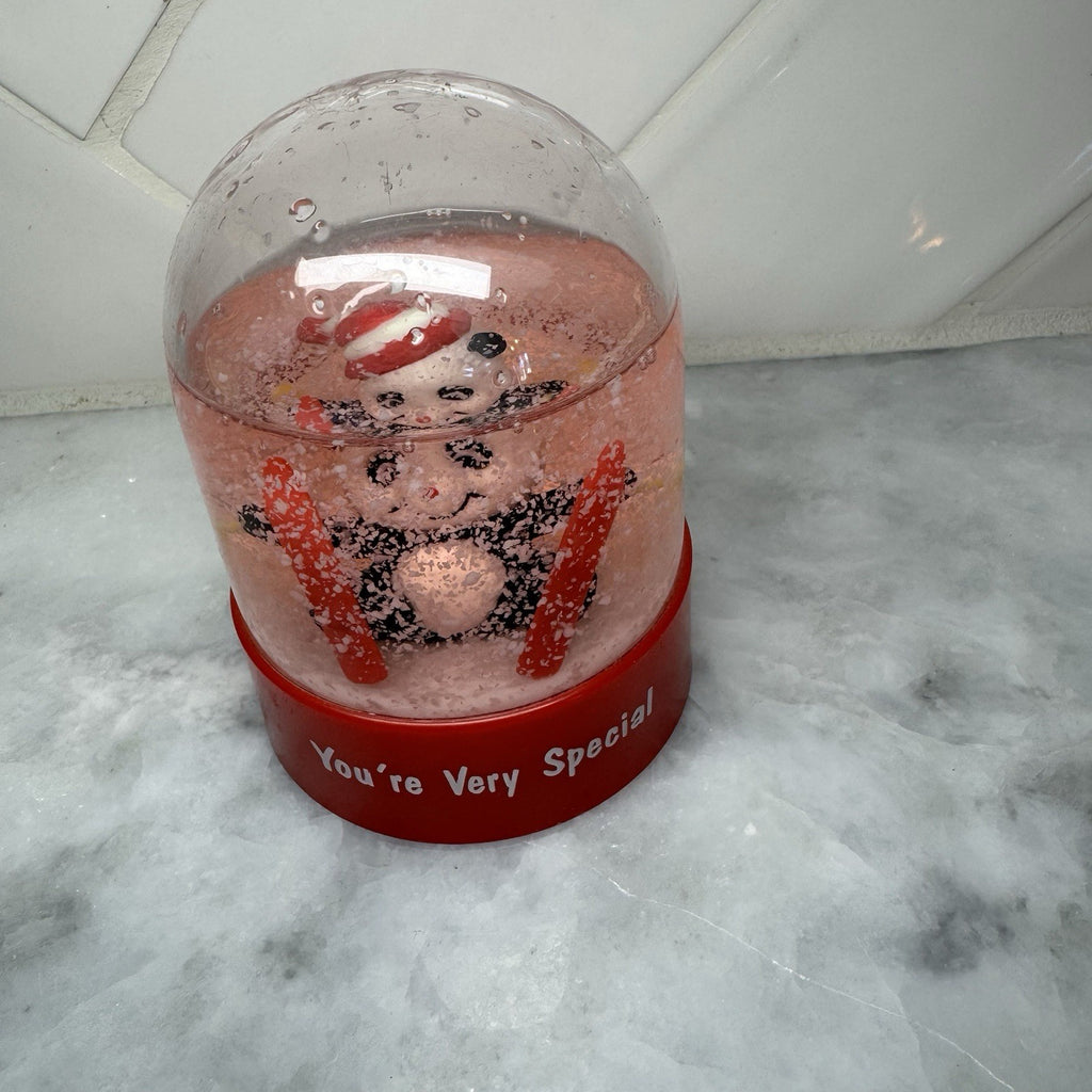 Vintage Russ Panda Snow Globe You’re Very Special Ski Winter Gift
