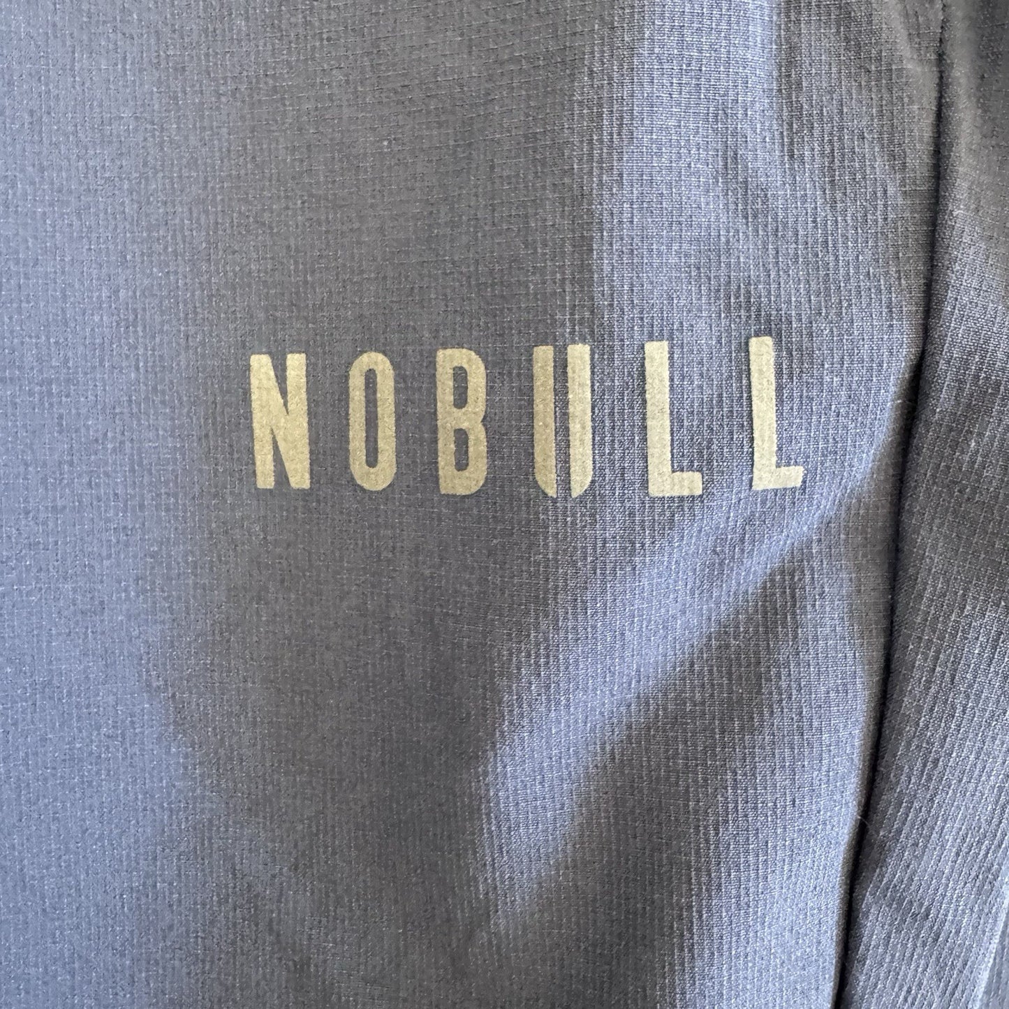 NOBULL Mens Training Shorts Blue Size Small Athletic Gym Lined Zip Pockets