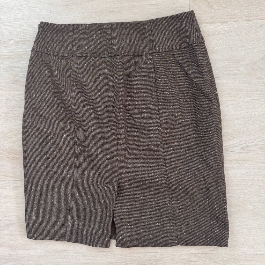 Banana Republic Women’s Wool Blend Skirt Tweed Pencil Women’s 8  Lined