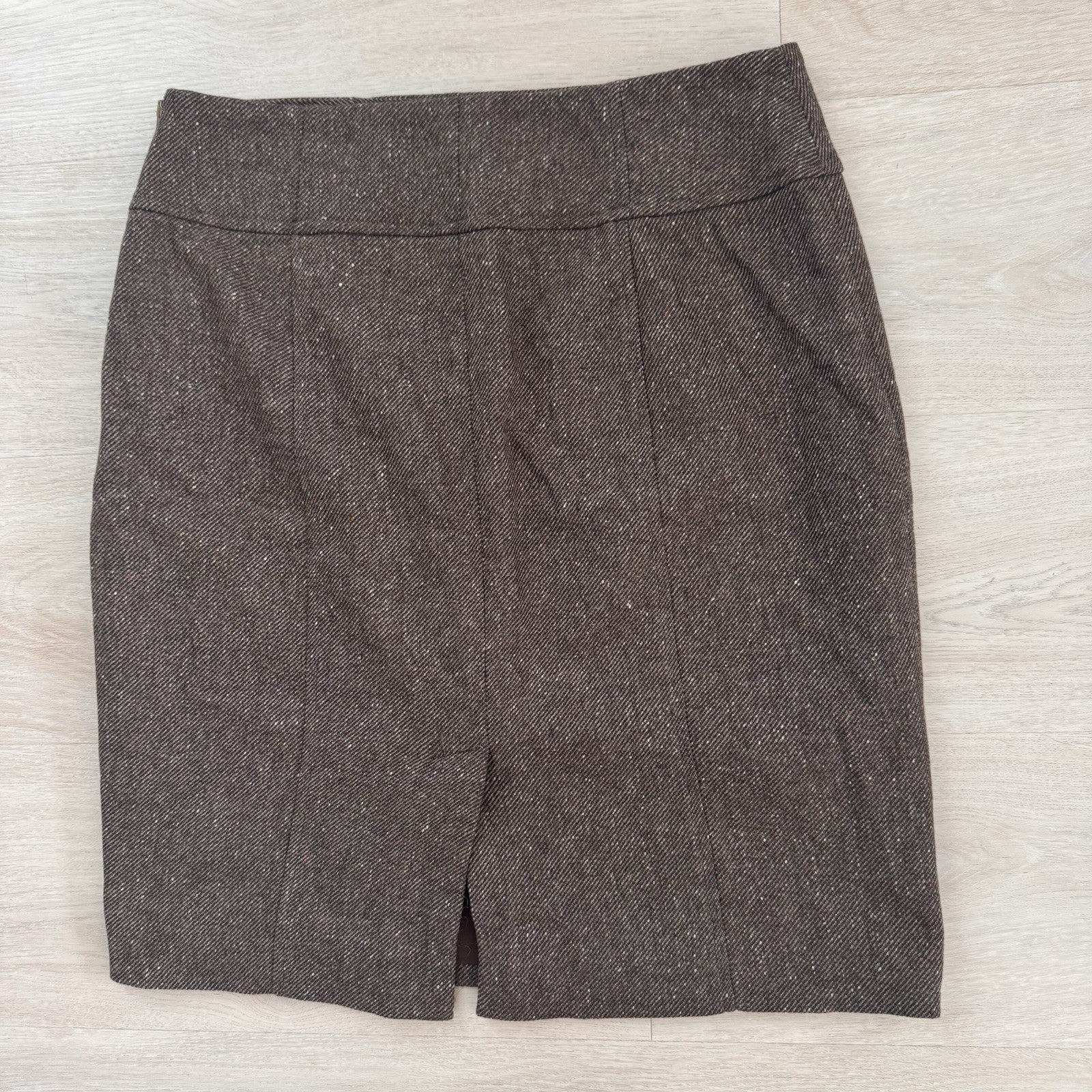 Banana Republic Women’s Wool Blend Skirt Tweed Pencil Women’s 8  Lined