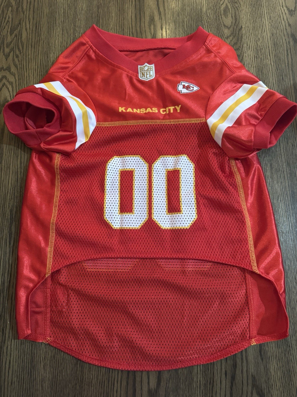 Pets First New KC CHIEFS Official NFL Dog Mesh Jersey XL