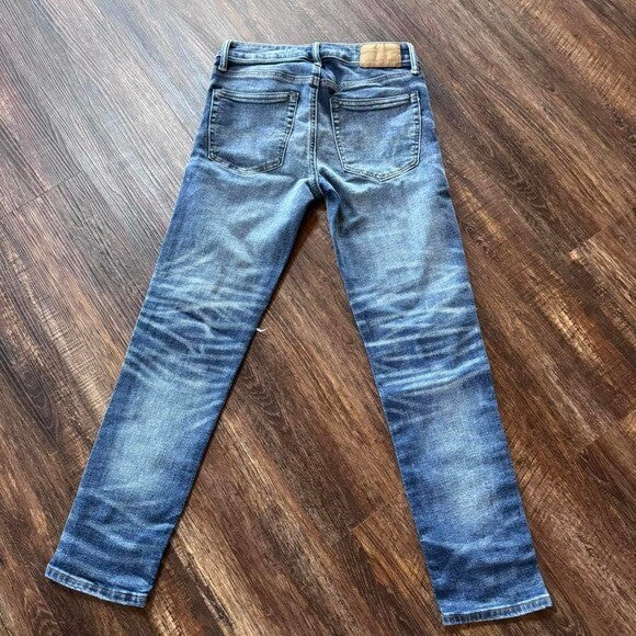 American Eagle Airflex Slim Distressed Men's 26x28 Medium Wash Jeans