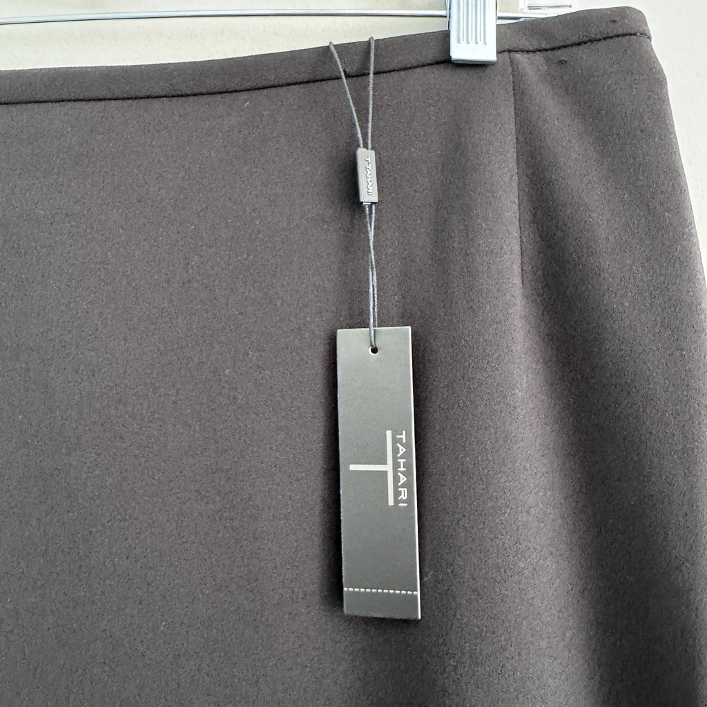Women’s Tahari Black Pencil Skirt Size 8 NWT Career Classic