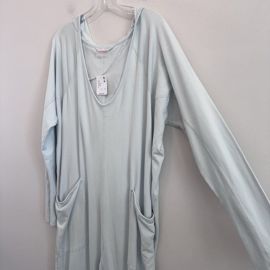 NWT Free People Movement Hot Shot Long-Sleeve Jumpsuit Arctic Snow Women’s L