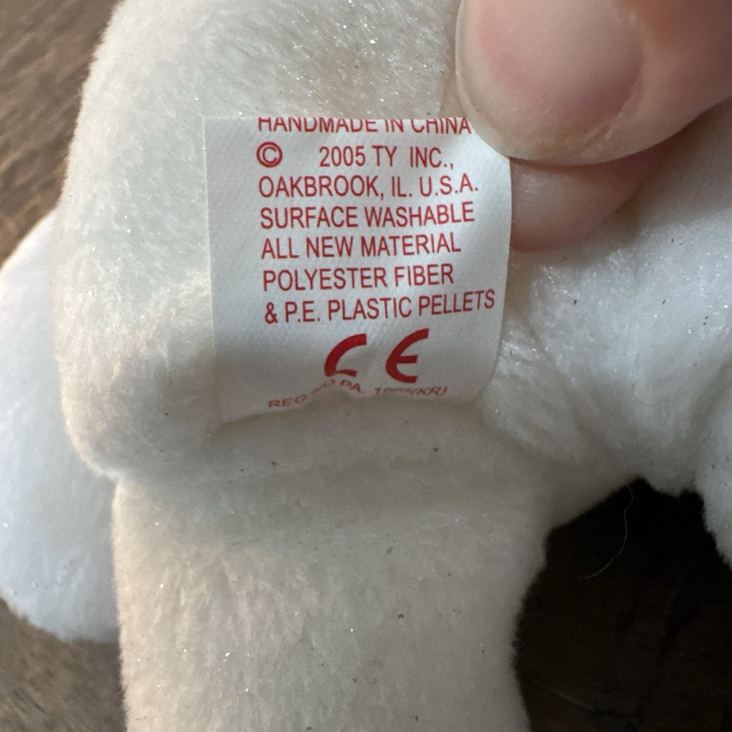 Ty Beanie Baby💜HAPPY NEW YEAR 2006 BEAR 8.5" Stuffed Plush New MWMT's