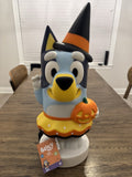 Disney Bluey Holding Pumpkin BLOW MOLD 24'' Halloween At Home Brand New