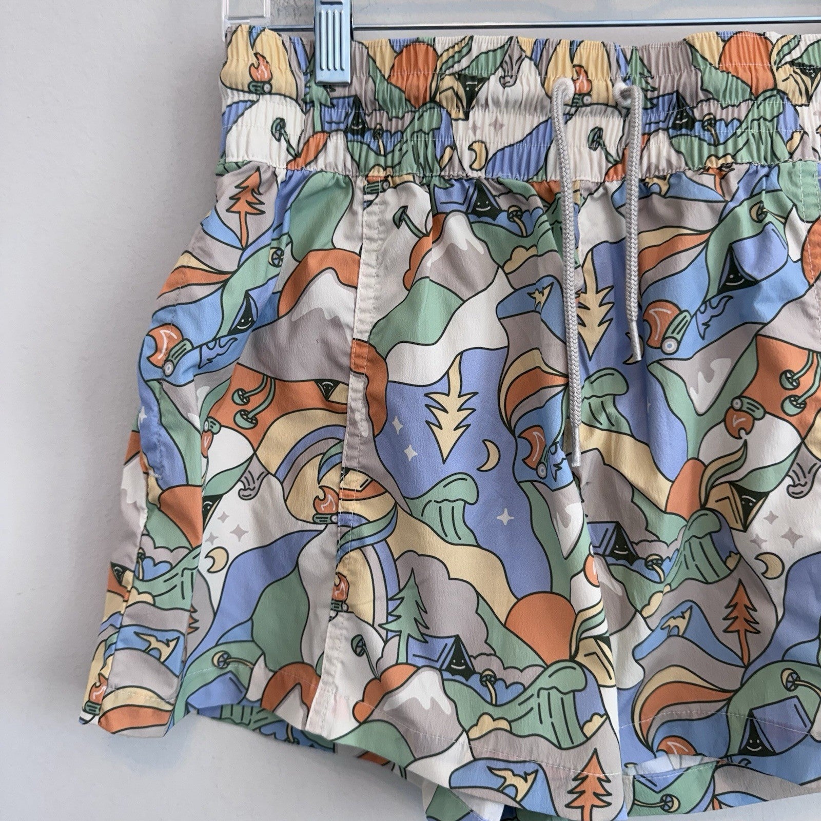 Columbia Sportswear Outdoor Graphic Print Shorts Multi Color Women's Medium M