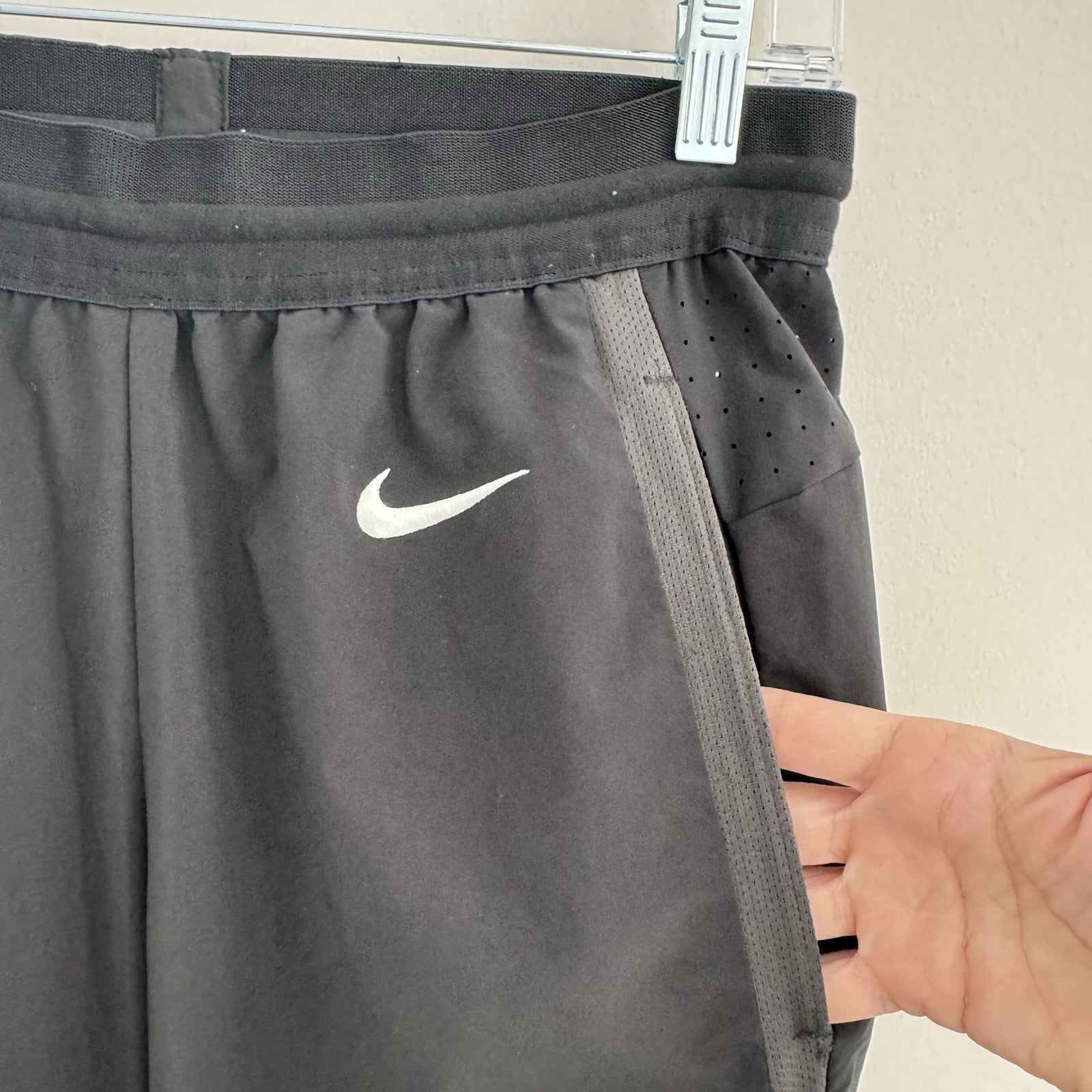 Nike Dri Fit Georgia Bulldogs Track Pants Mens S Black UGA