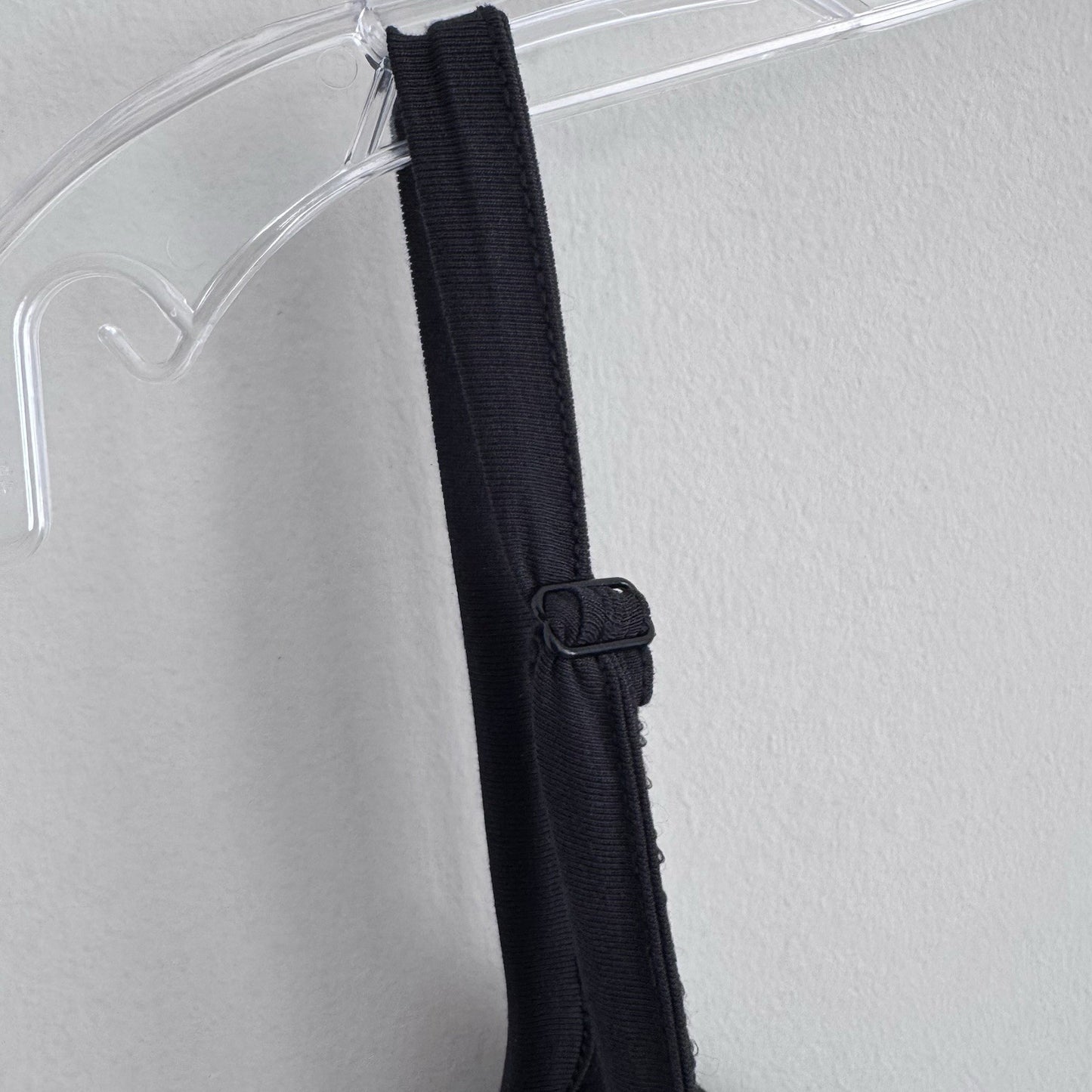 Adore Me Black Cami Slip Dress NWT Plus Size 2X Ruched Side