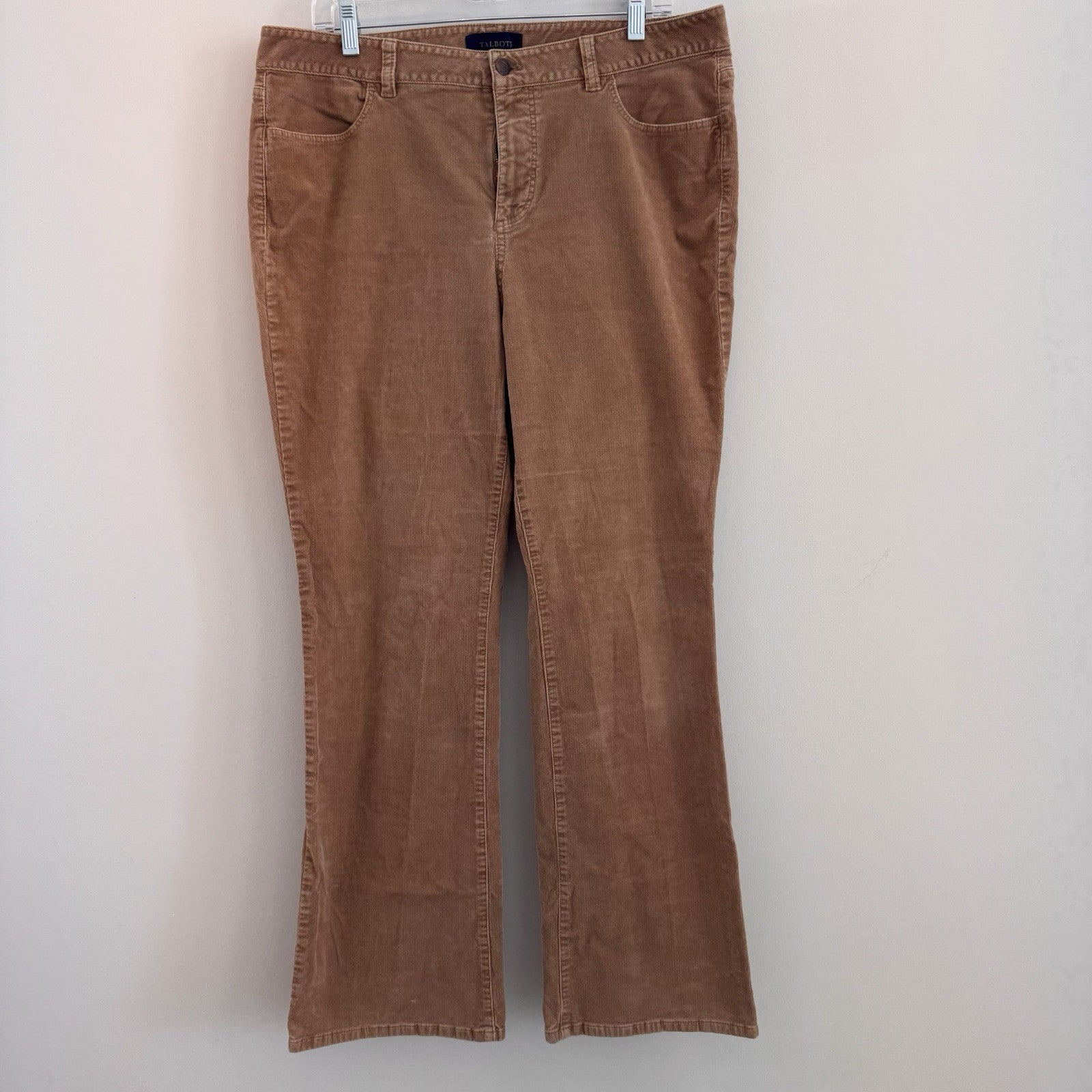 Talbots Women Size 16 Lot 2 Shirt Pants Corduroy Plaid Casual Career
