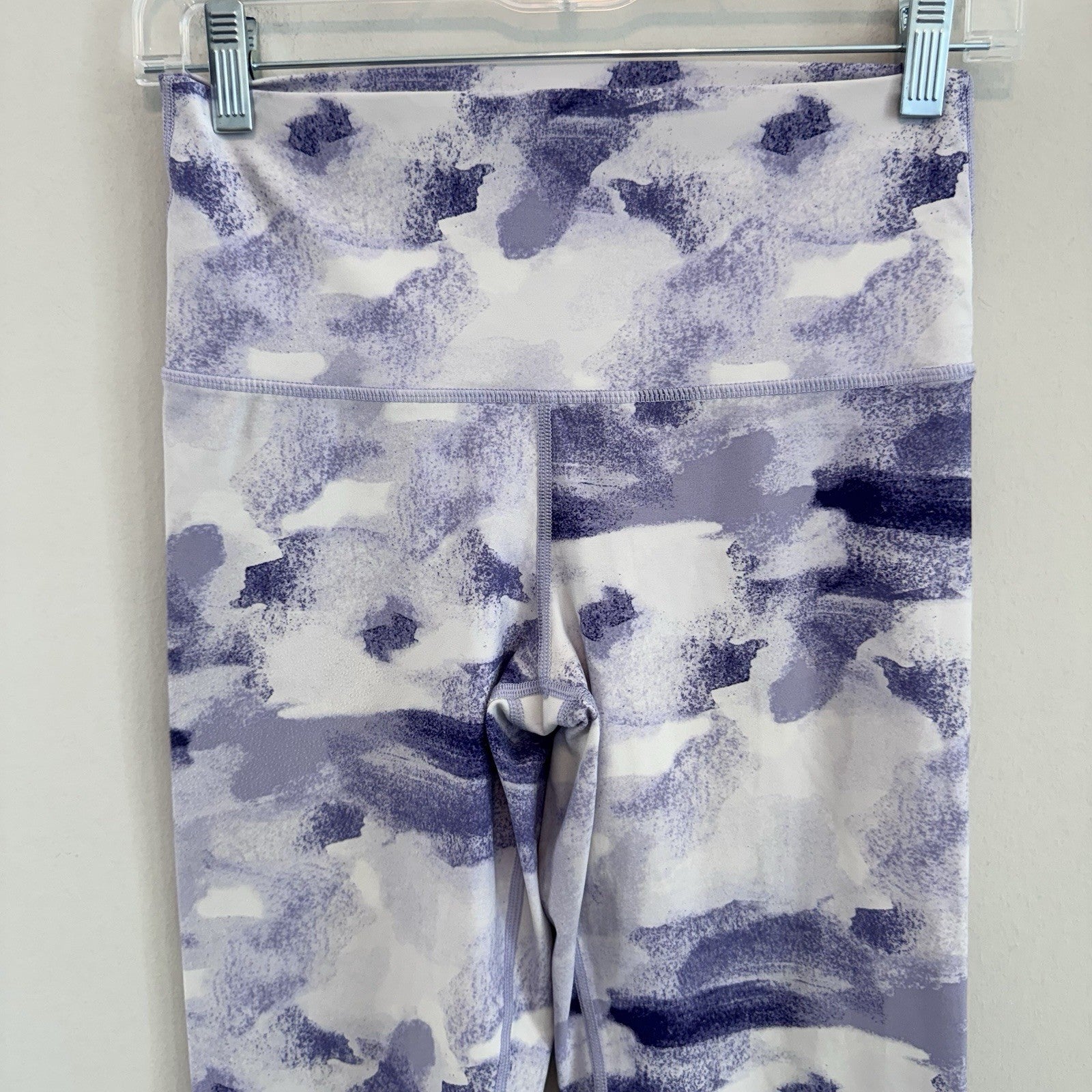 Lot of 3 Aerie American Eagle Leggings Blue Purple Tie Dye Pocket Hugger Medium