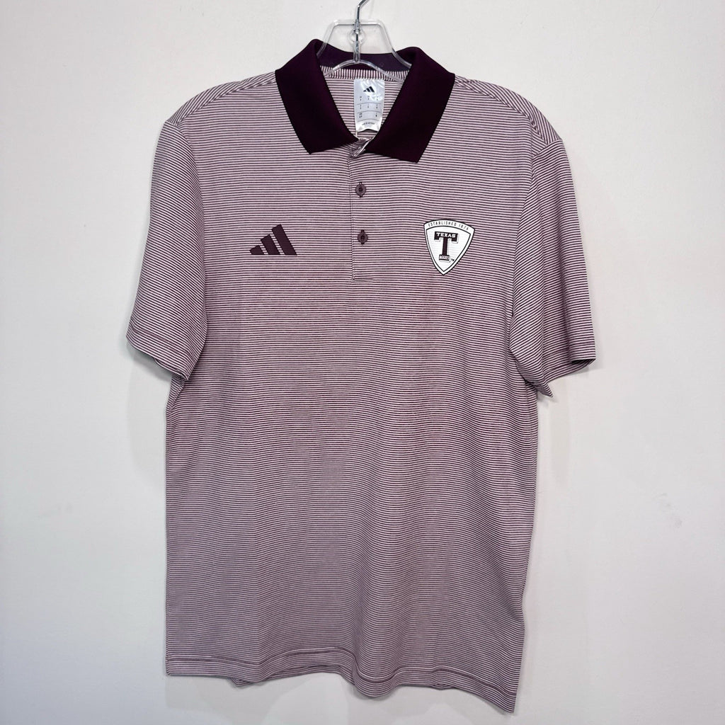 NWT Adidas Texas A&M Aggies Ultimate365 Golf Polo Men’s S Maroon White $80