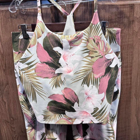 Old Navy Active Light Support PowerSoft Plus-Size Long-Line Sports SET XL