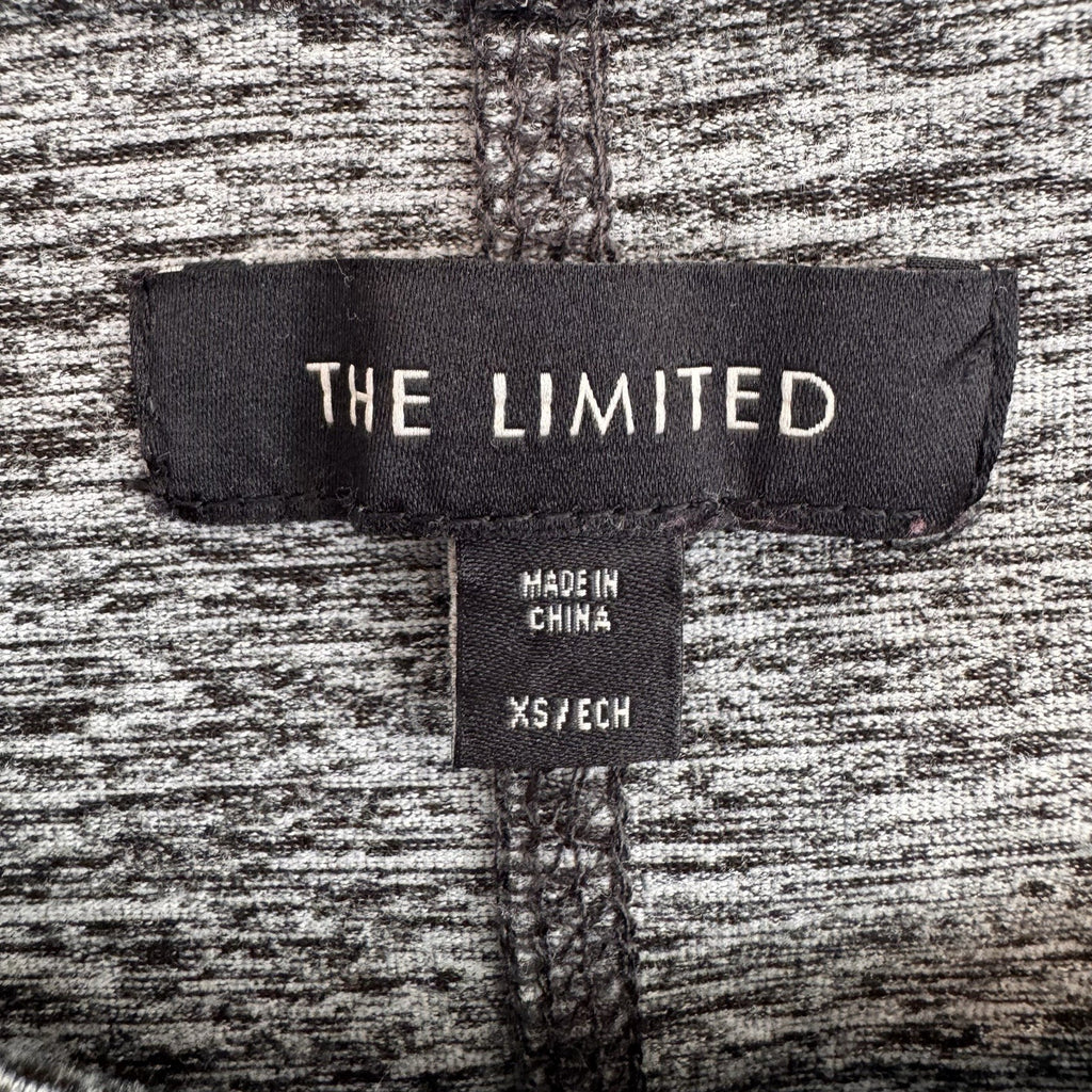 The Limited Gray Space Dye Active Dress XS Pockets Long Sleeve Heathered