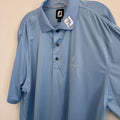 FootJoy FJ Cateechee Golf Club Polo Shirt Men’s Medium Blue Performance