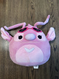 Rare Disney Squishmallows Angel 8” Plush Pink Stitch Companion Heart Sunglasses