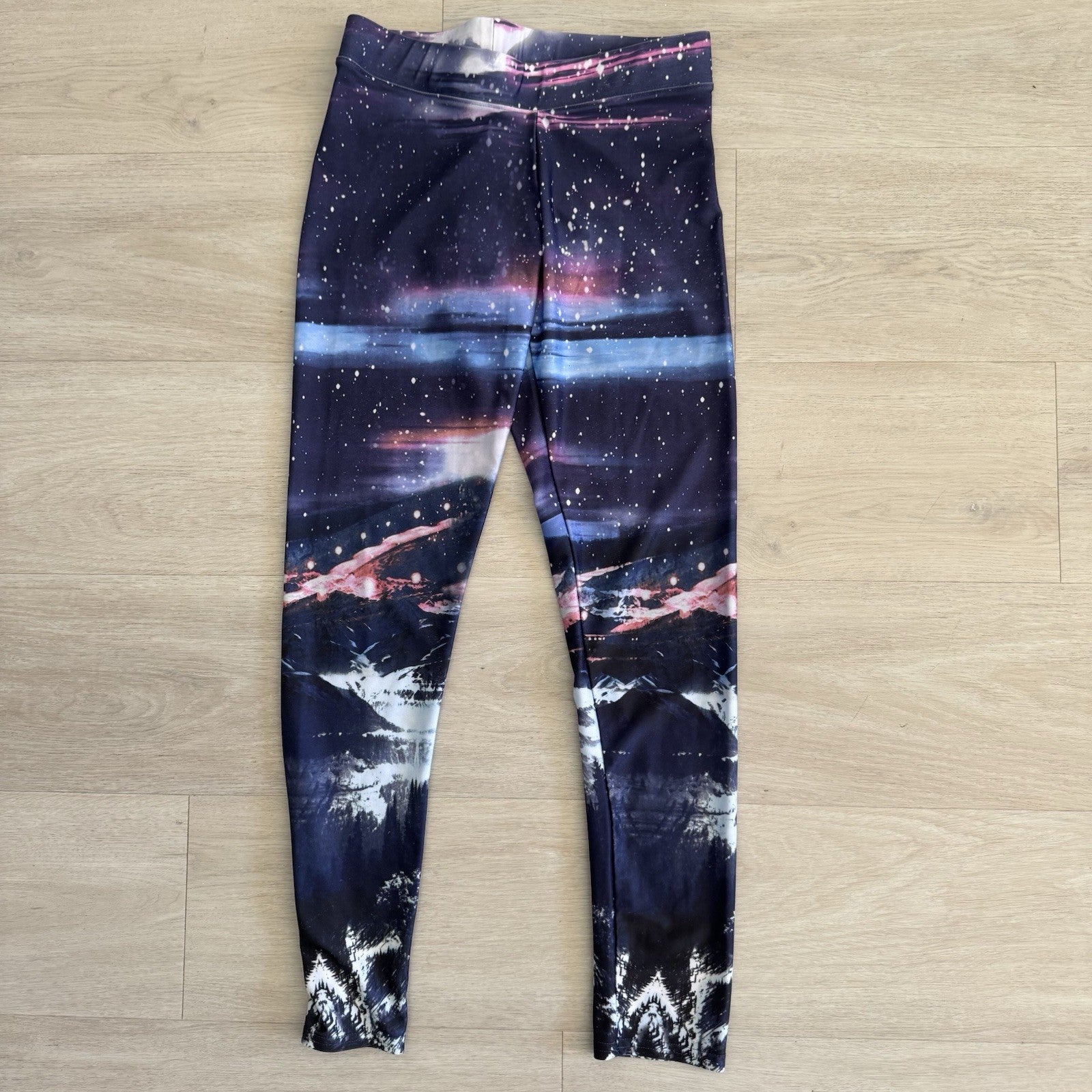 American Eagle Hi Rise Leggings Women’s Small Galaxy Star Print