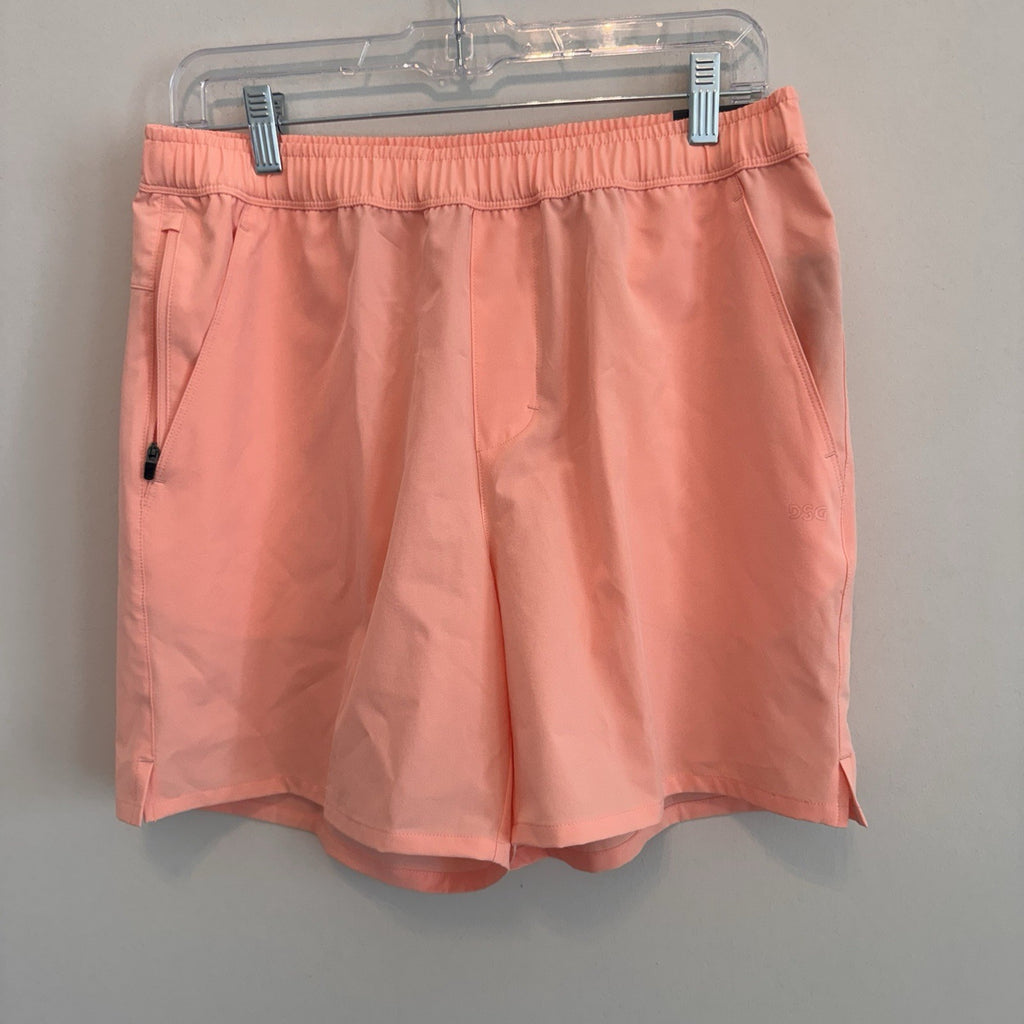 DSG Men's 6" Agility Woven Shorts Size Medium Pink Ray NWT Athletic Running Gym