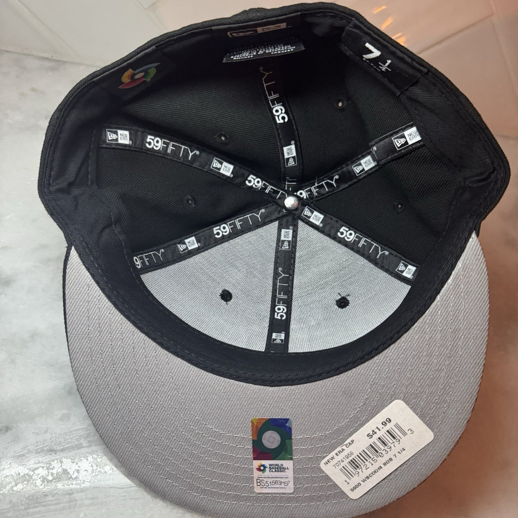Dominican Republic World Baseball Classic Size 7 1/4 Hat New Era Black