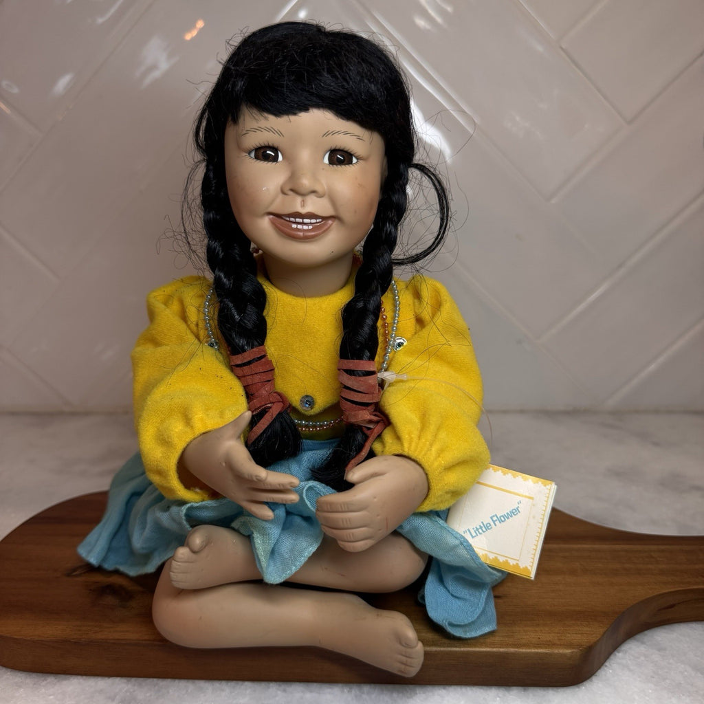 Ashton-Drake Little Flower Michele Severino Porcelain Doll Children of the Sun93