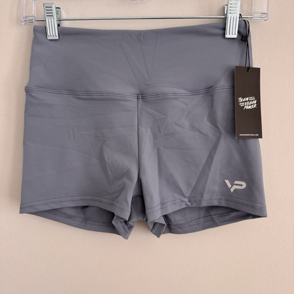 High Waist Scrunch Butt Shorts Women’s Gym Yoga Fitness Blue Size M NWT
